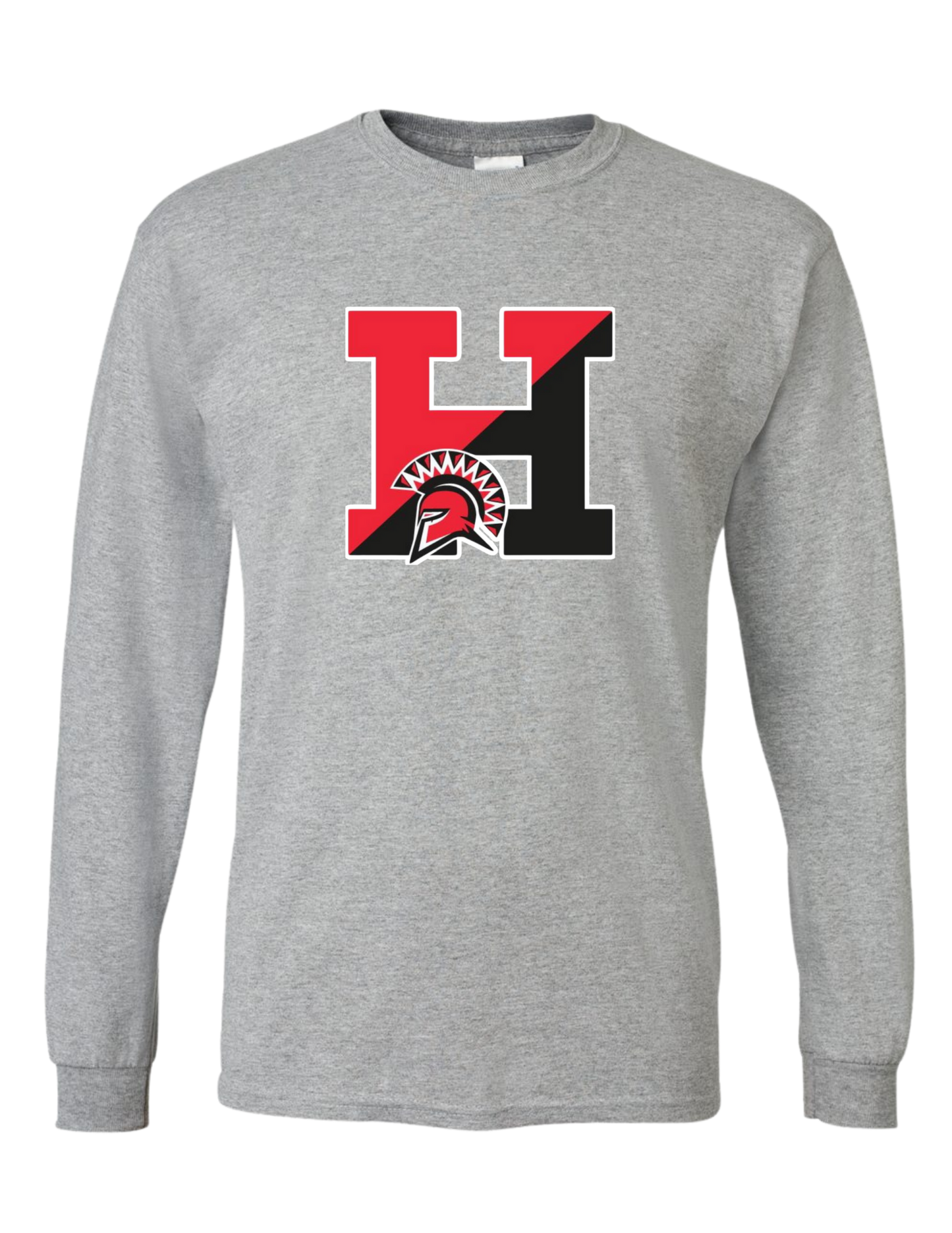 Harrison H Spartan Logo - Gray