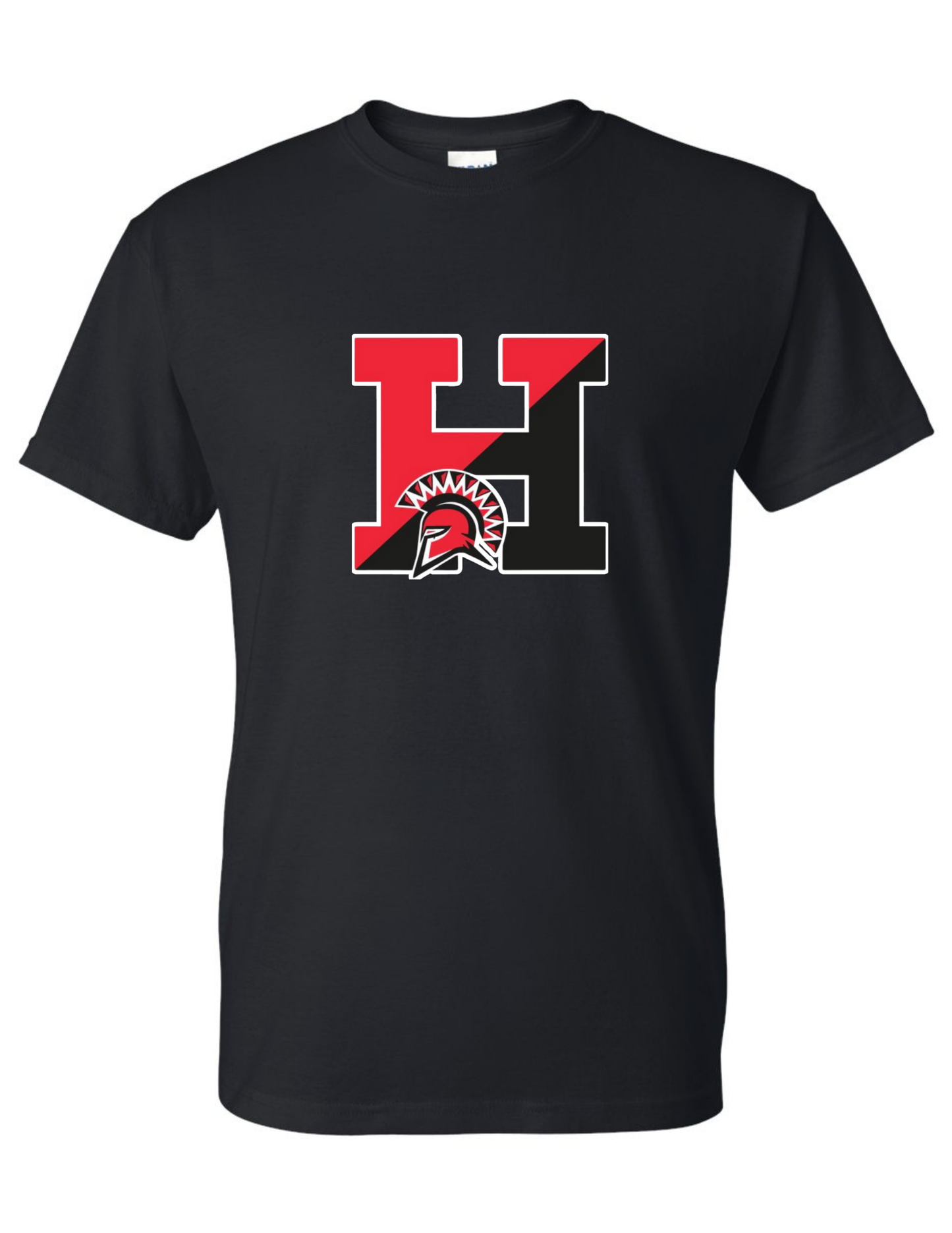 Harrison H Spartan Logo - Black