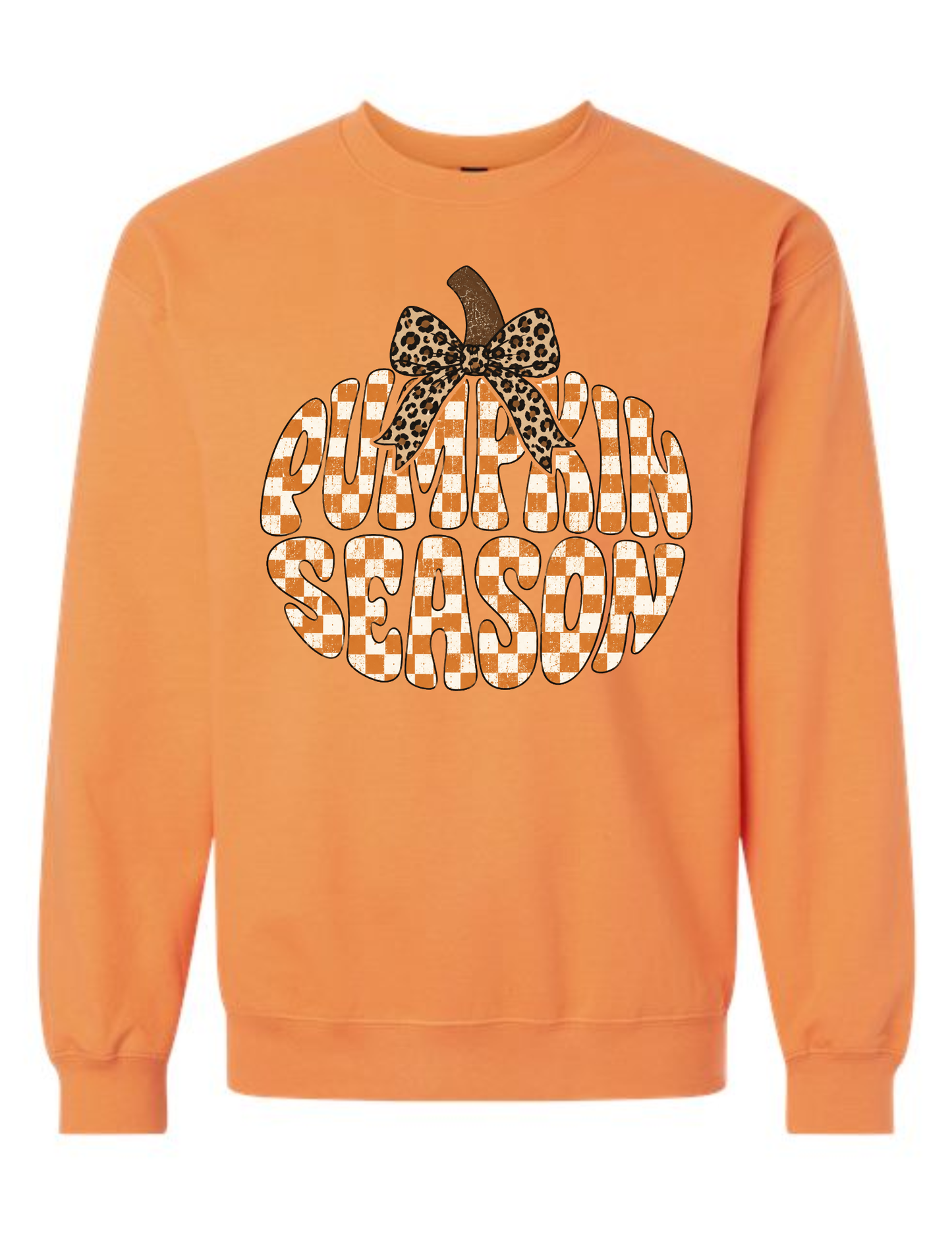 Pumpkin Season Checkered