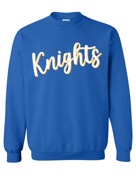 Knights Script School Spirit