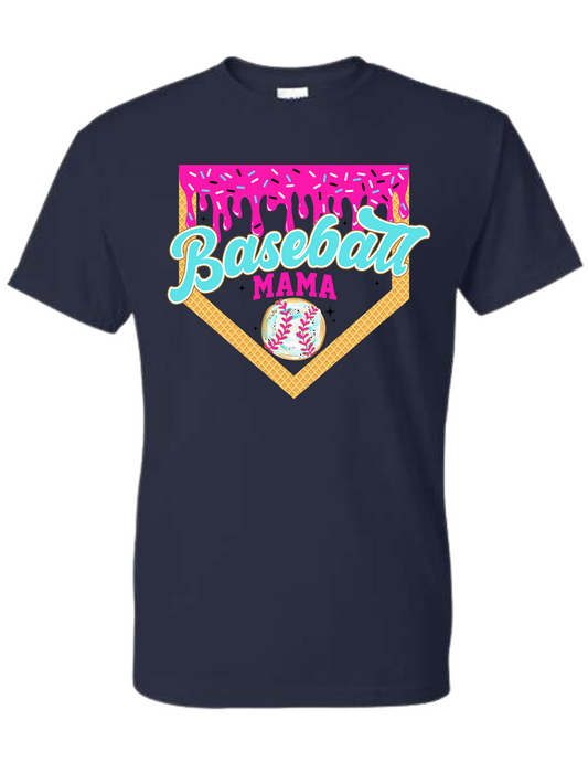 Ice Cream Baseball Mama