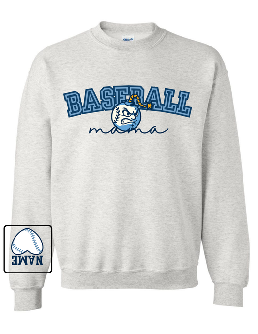 Baseball Mama Heart on Sleeve
