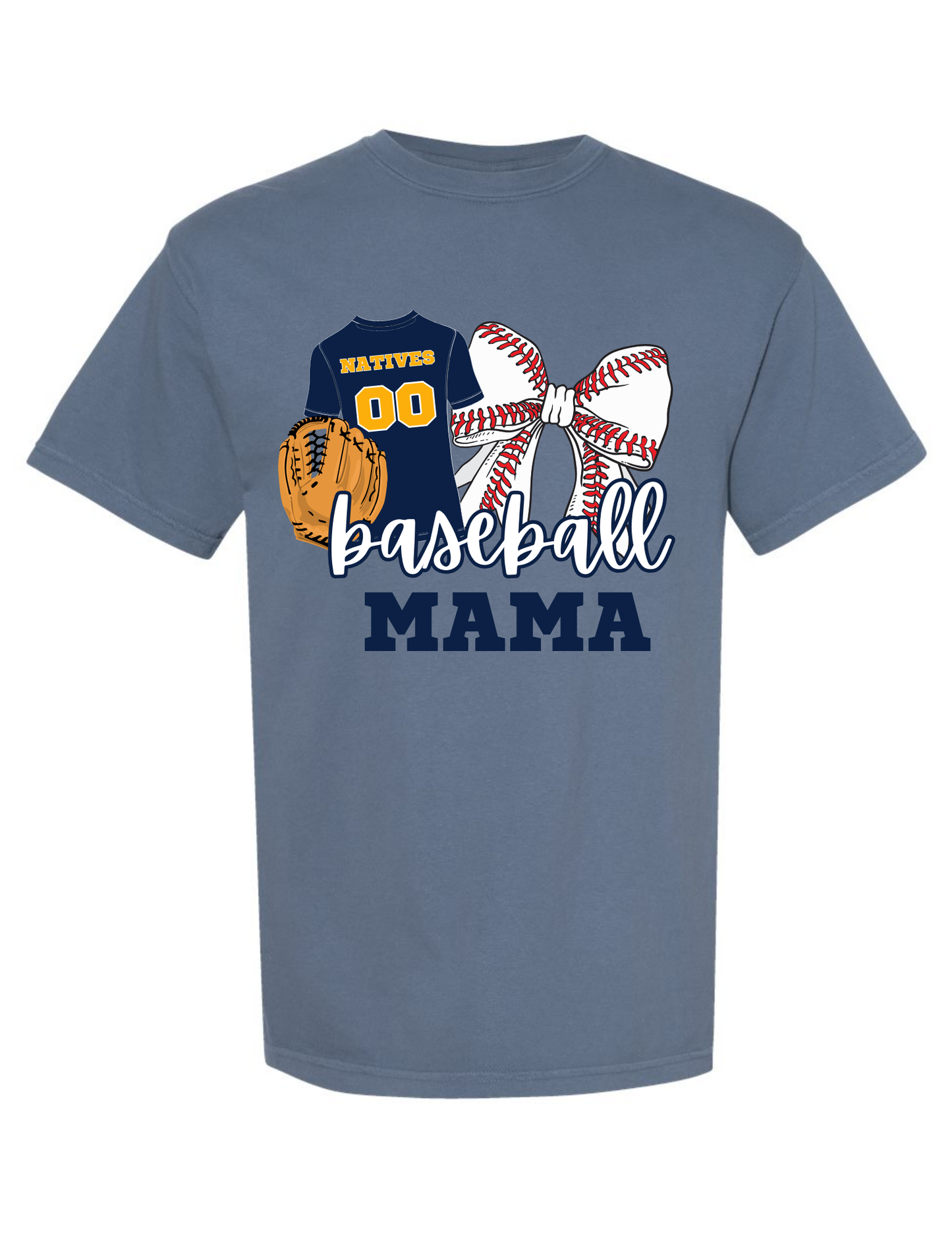 Natives Baseball Mama Customizable
