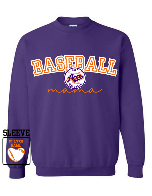 East Aces Baseball Mama - Customize Sleeve