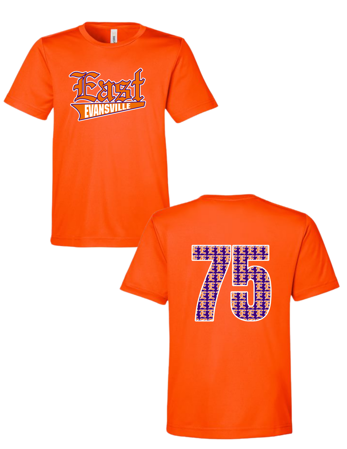 75th Anniversary - East, 75 East Print on Back