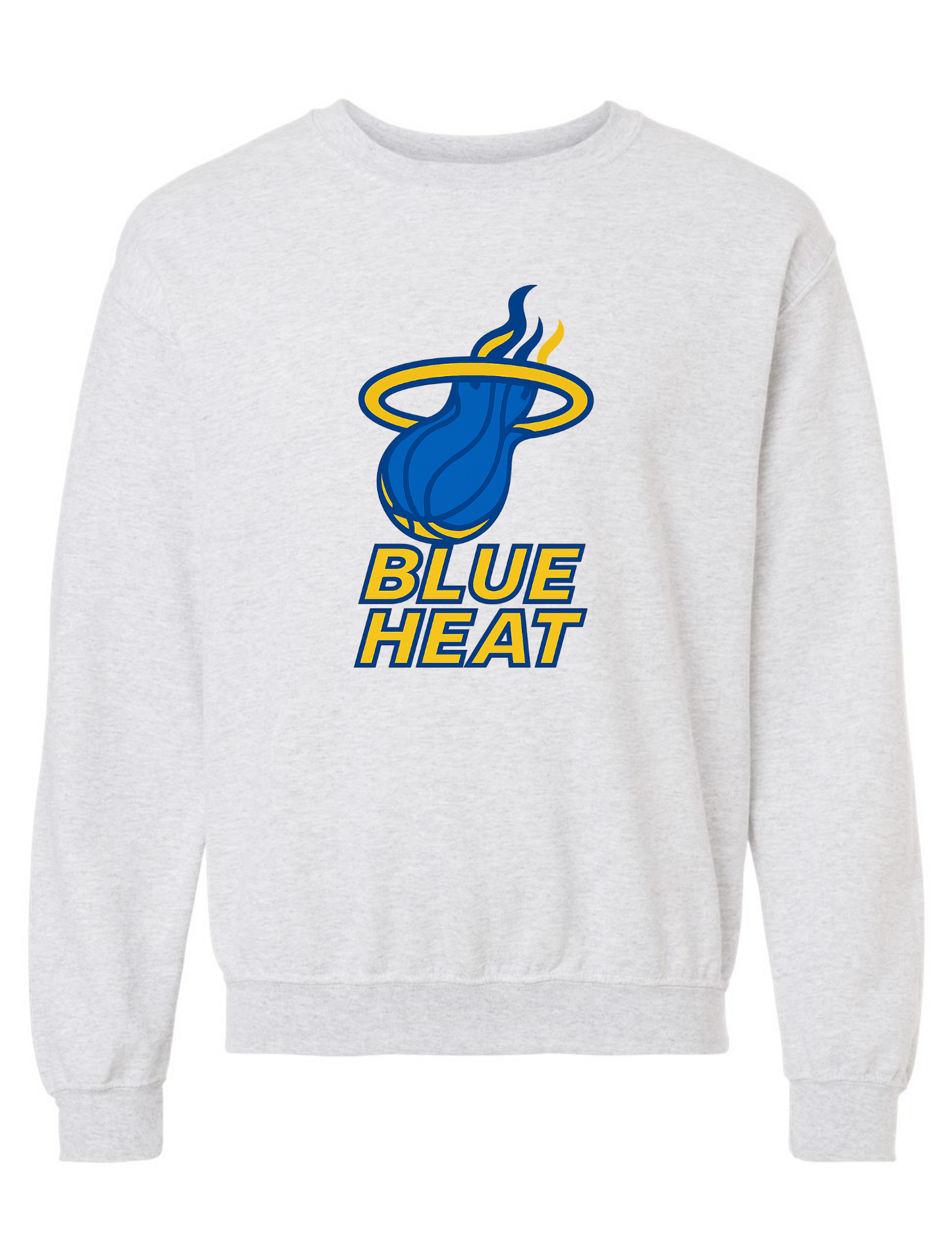 Blue Heat - Ash Gray - Main Logo