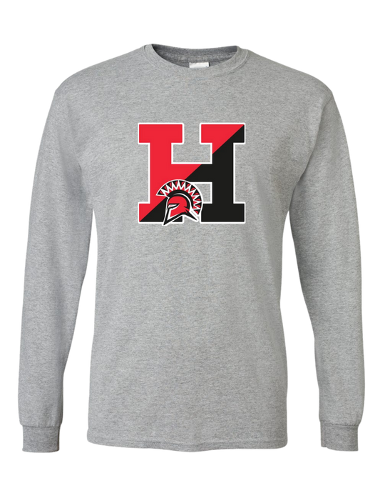 Harrison H Spartan Logo - Gray