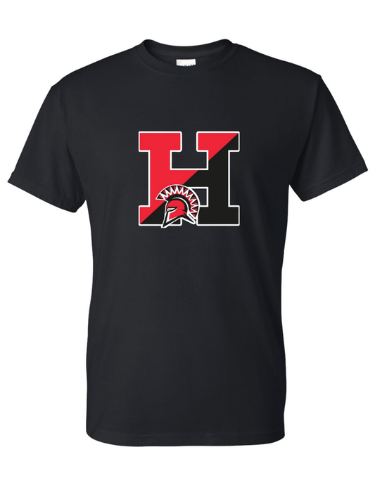 Harrison H Spartan Logo - Black