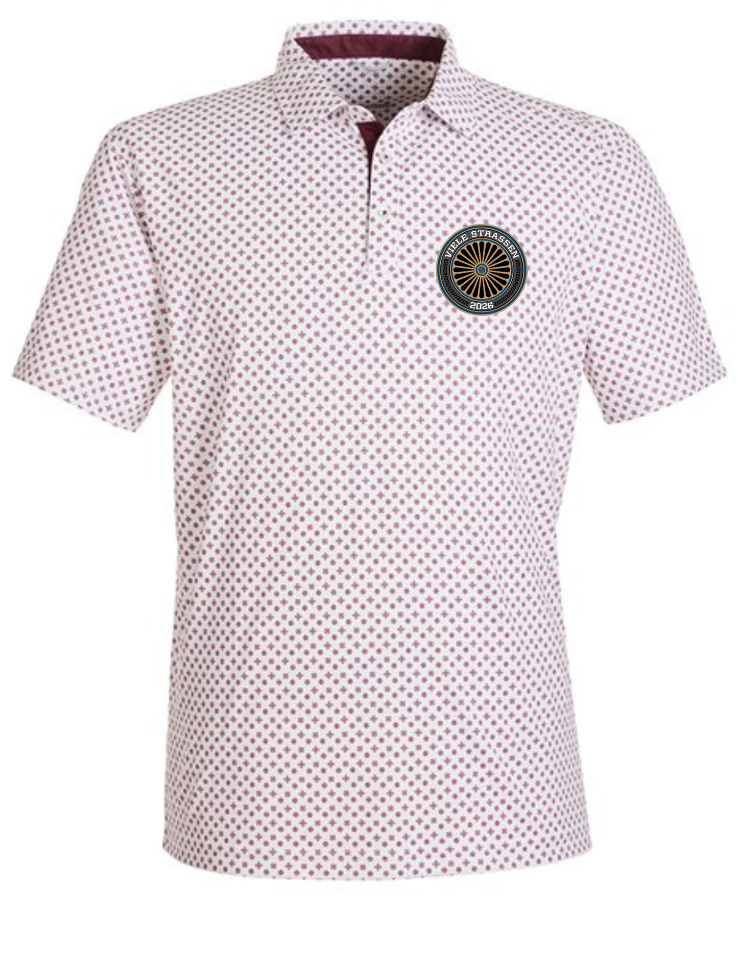 Porsche Viele Strassen Patterned Swannies Polo *Embroidered*