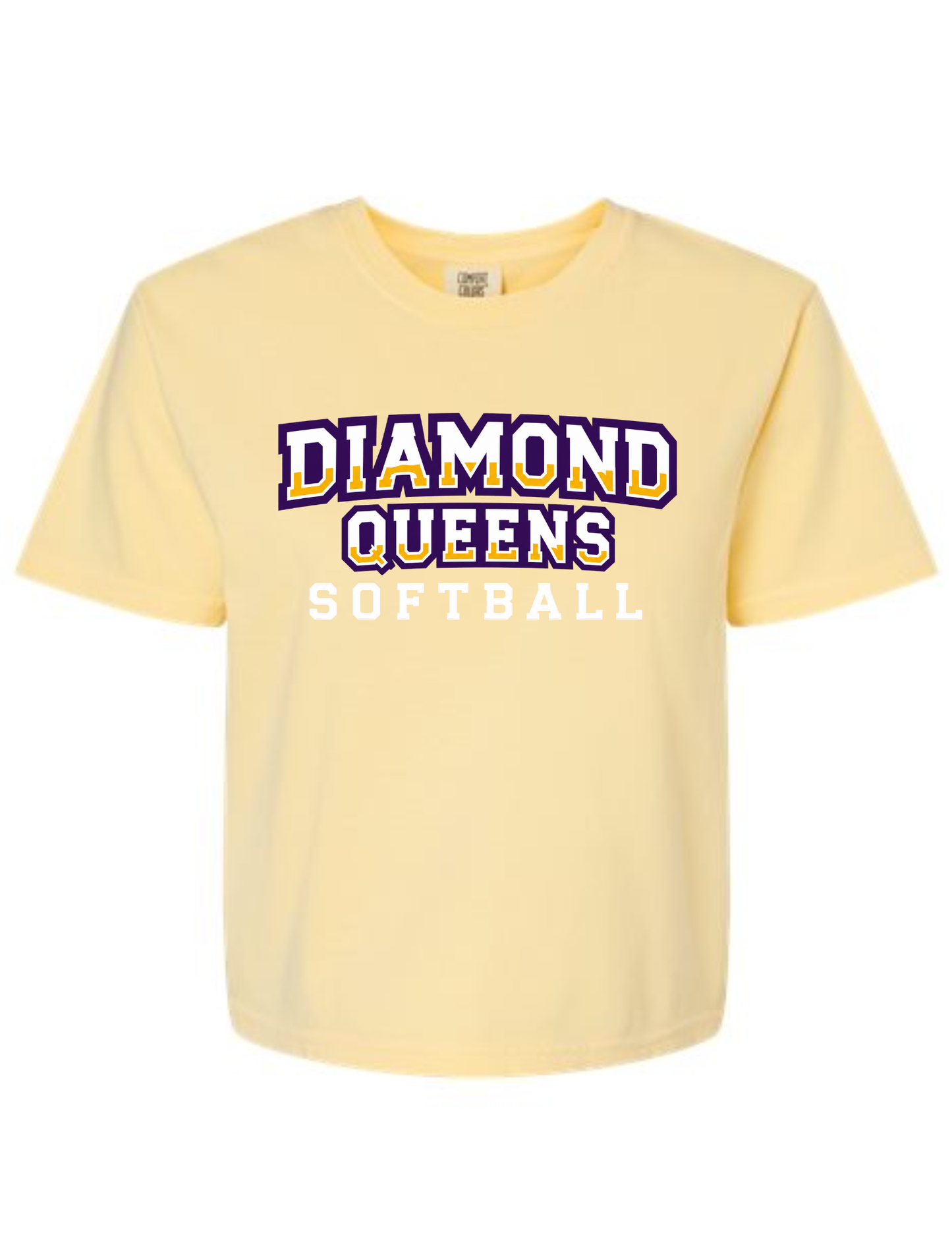Diamond Queens Logo 5 Boxy Cut