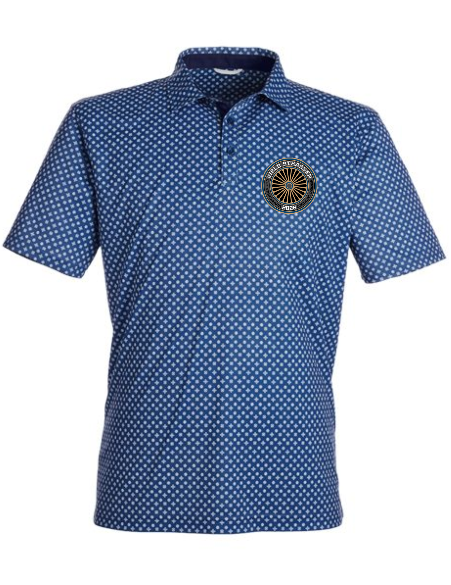 Porsche Viele Strassen Patterned Swannies Polo *Embroidered*
