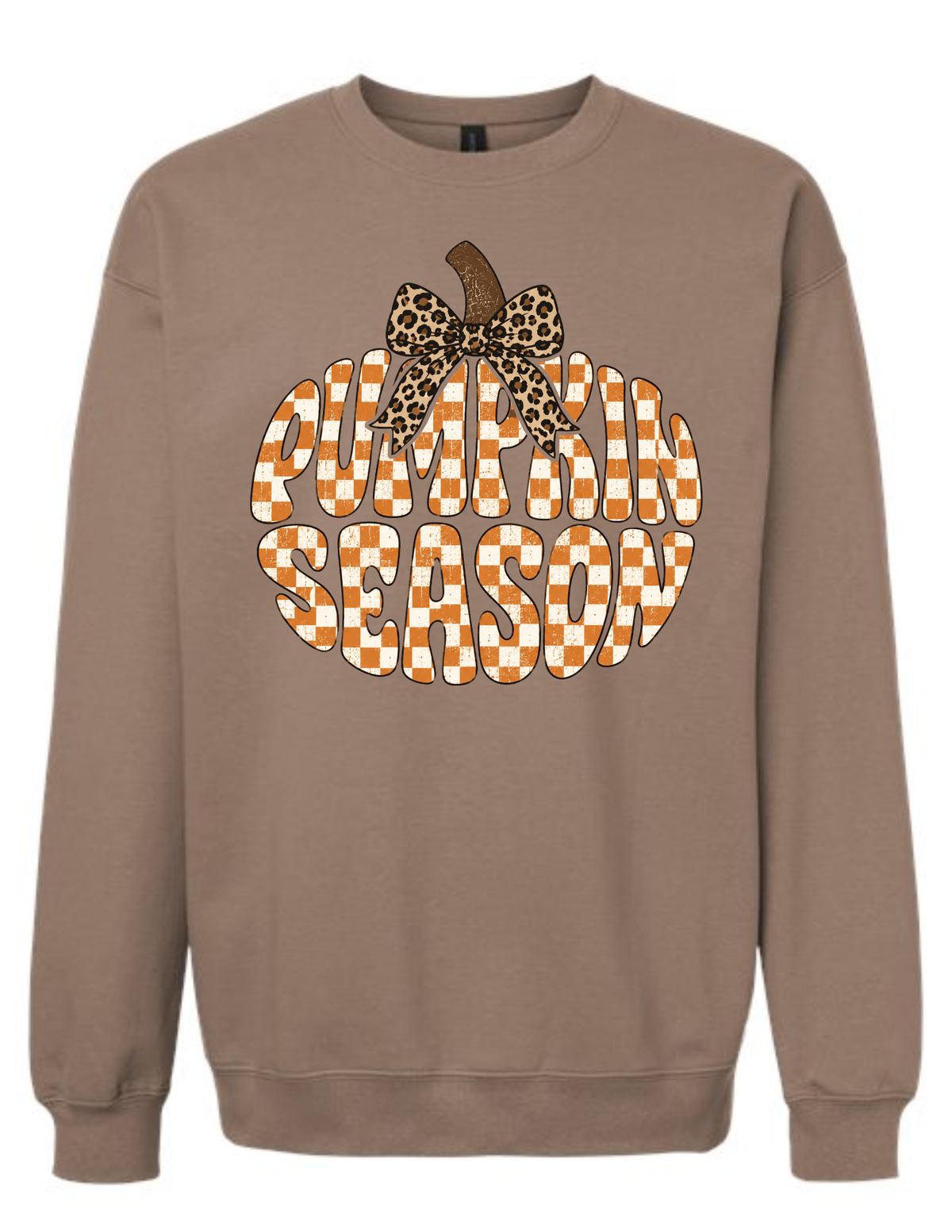 Pumpkin Season Checkered