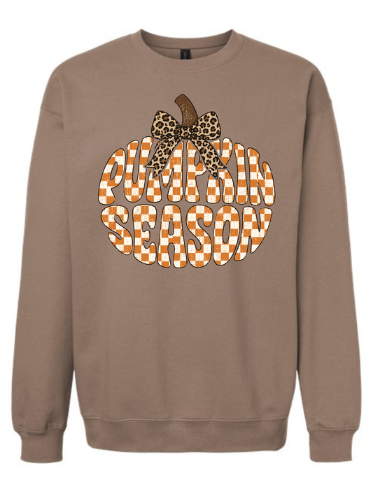 Pumpkin Season Checkered