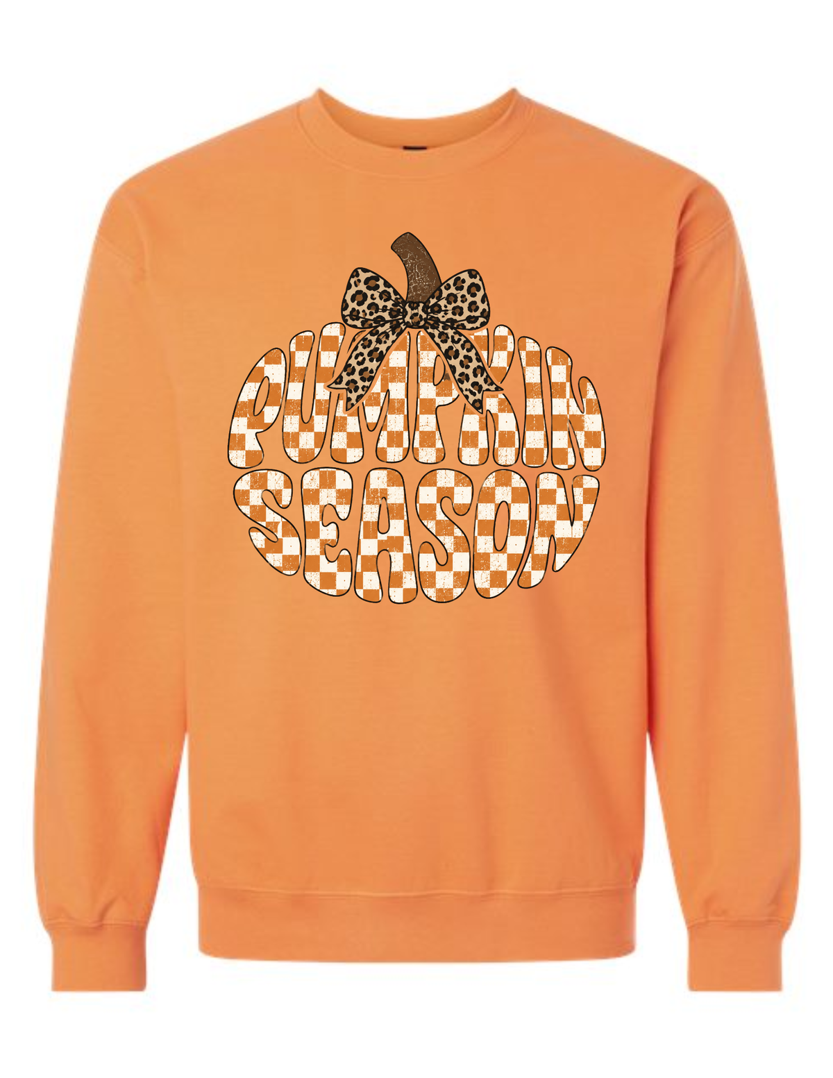 Pumpkin Season Checkered