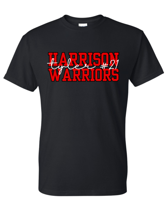Harrison Warriors + Player Name