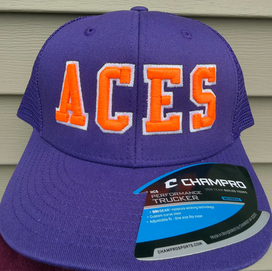 East Aces Puff Embroidery Cap