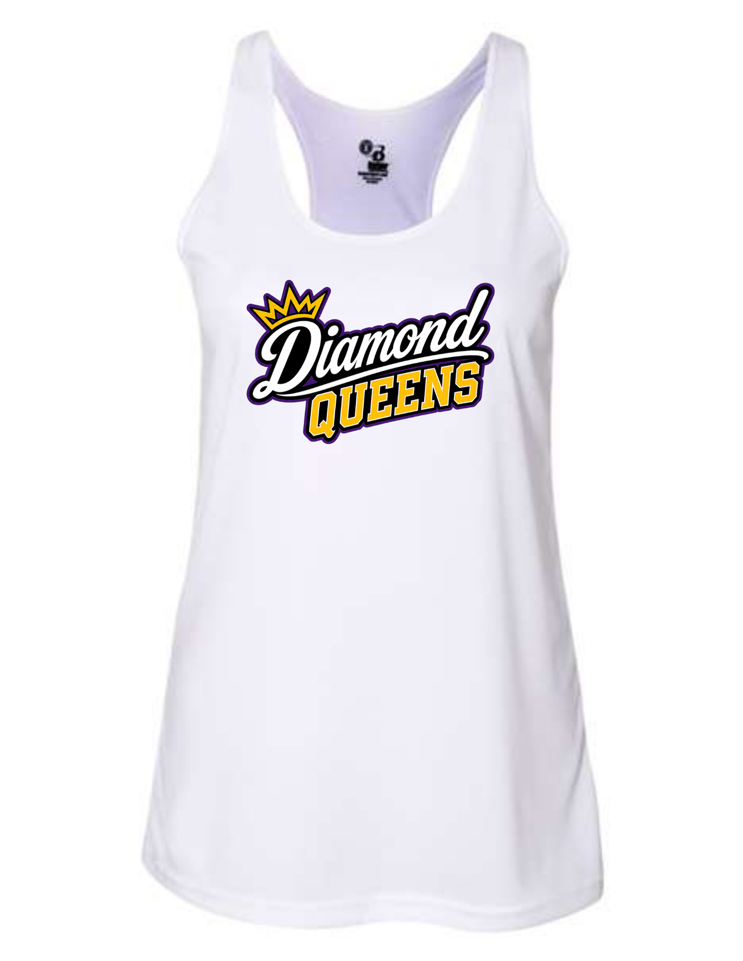 Diamond Queens Performance Tank Logo 1