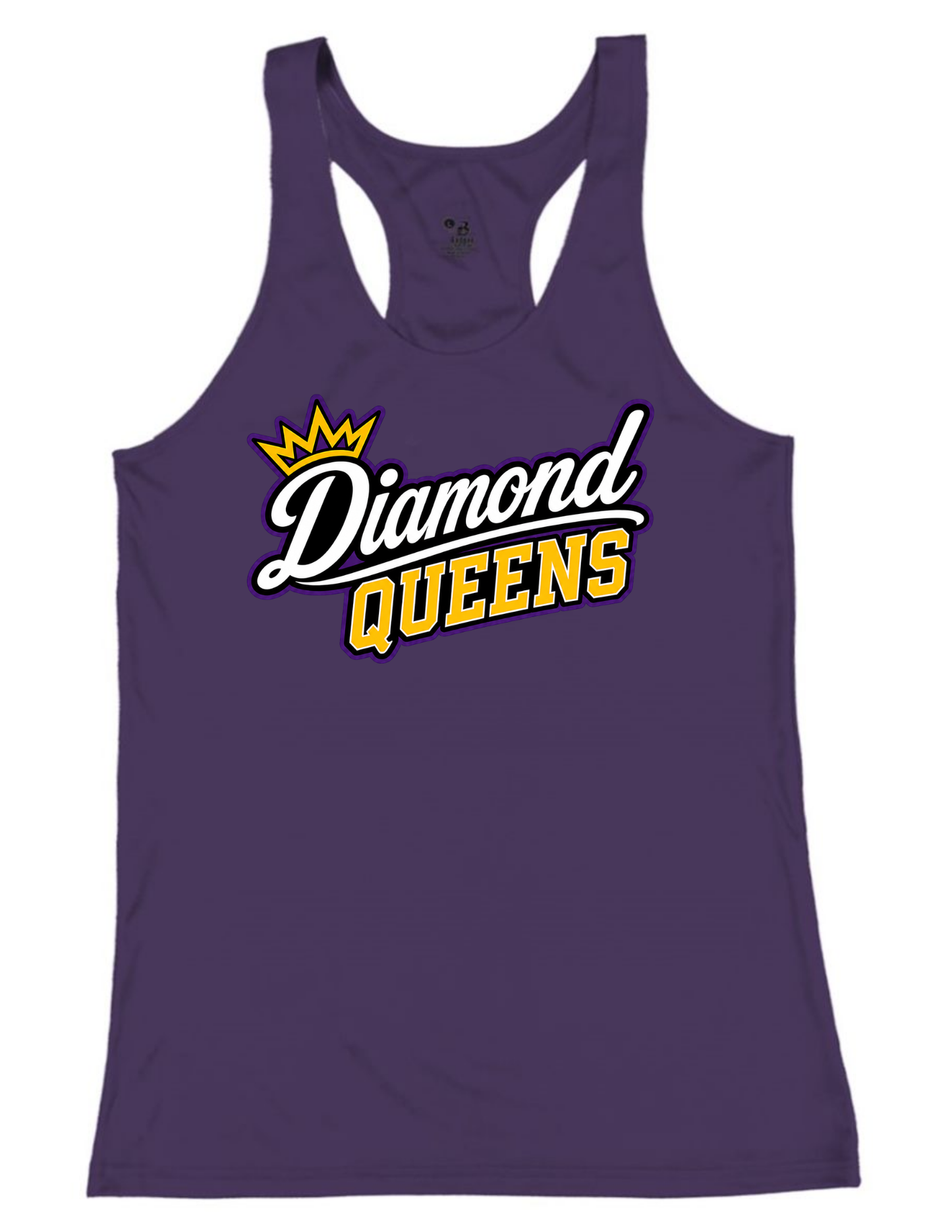 Diamond Queens Performance Tank Logo 1