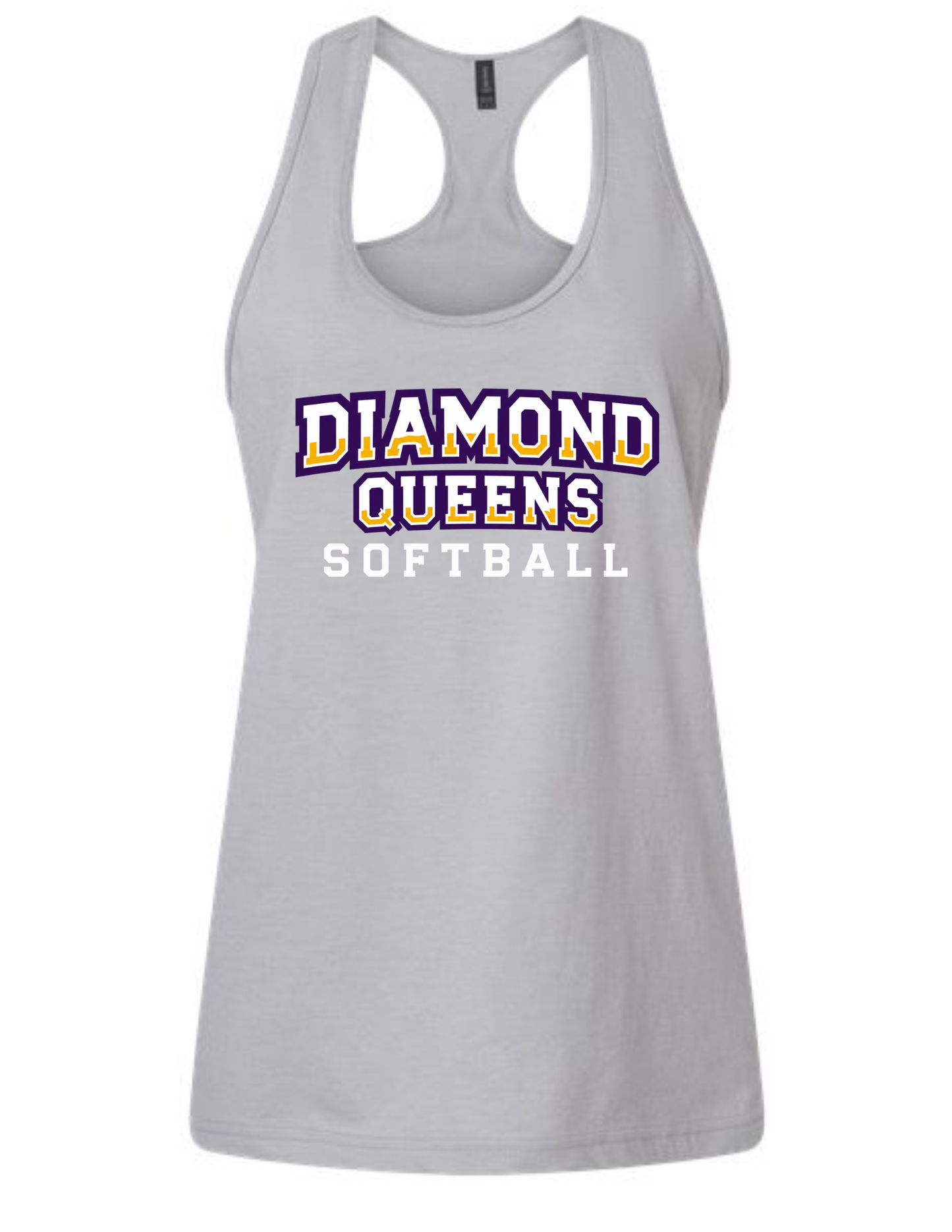 Diamond Queens Racerback Tank Logo 5