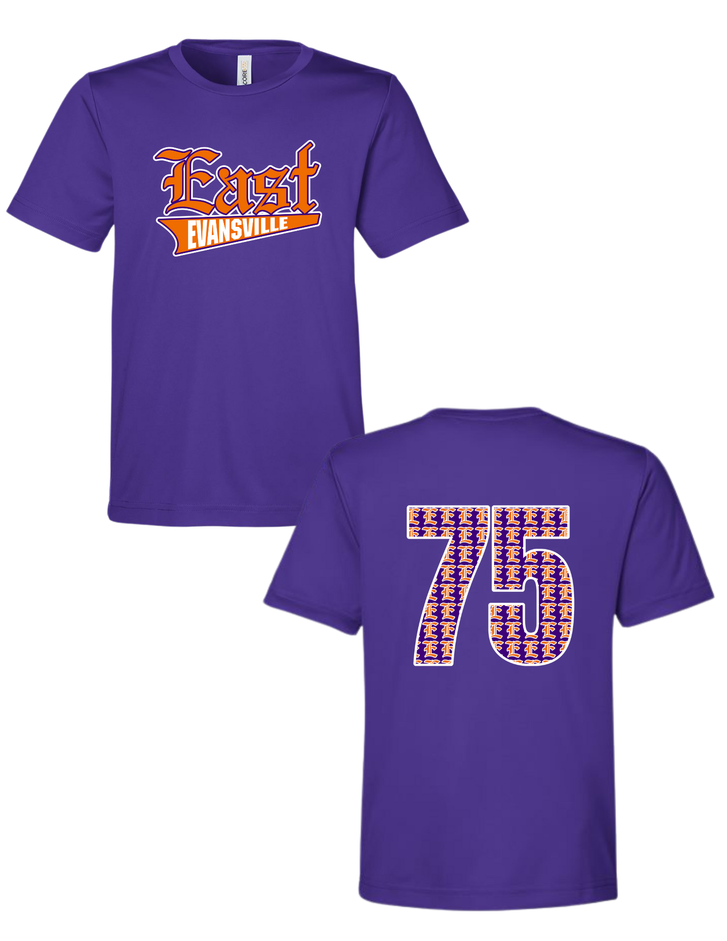 75th Anniversary - East, 75 East Print on Back