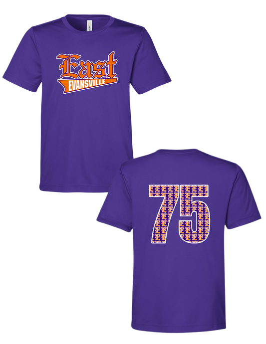 75th Anniversary - East, 75 East Print on Back