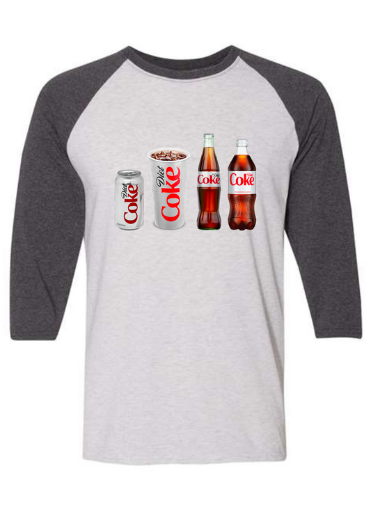 Diet Coke Baseball Tee