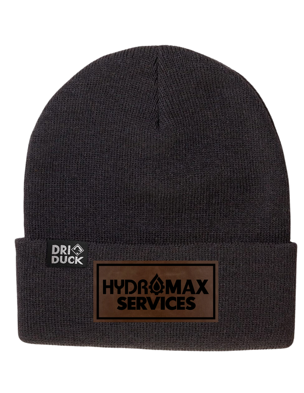 Hydromax Leather Patch Beanie