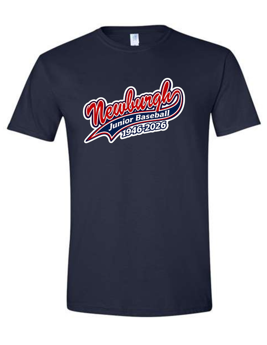 NJB 80th - Newburgh Retro Logo - Navy