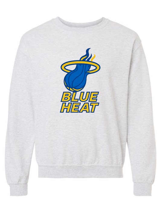 Blue Heat - Ash Gray - Main Logo