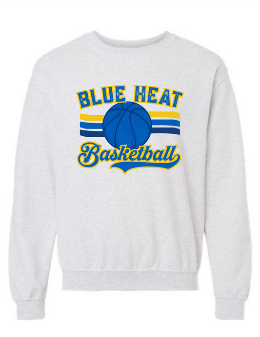 Blue Heat - Ash Gray - Basketball