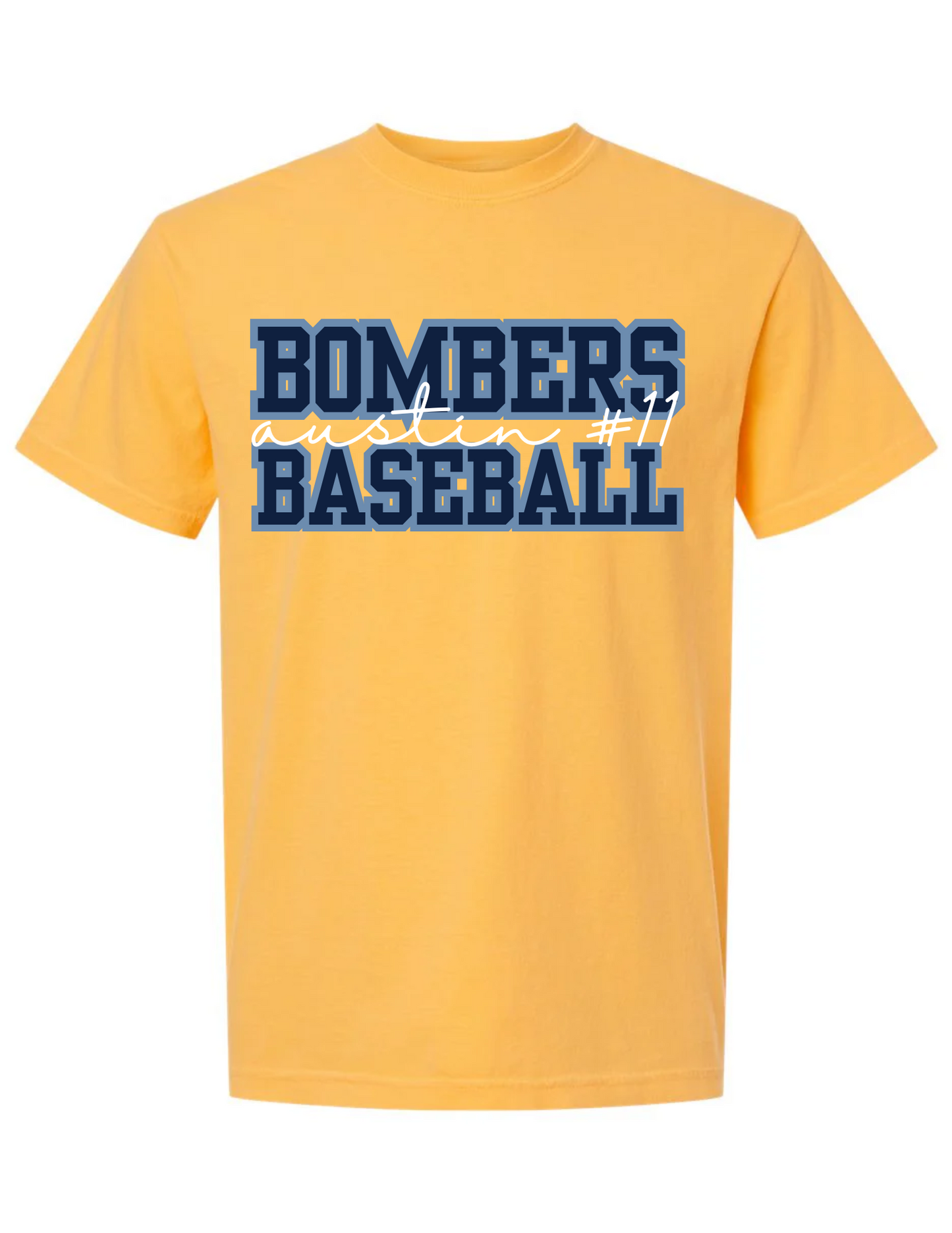 Bombers Baseball Name (Customizable)