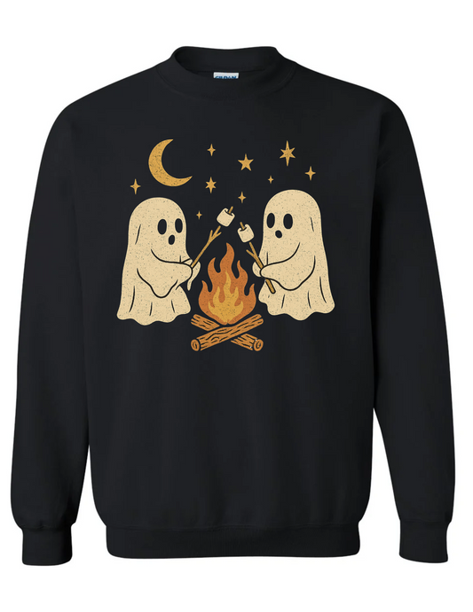 Ghost Roasting Marshmallows